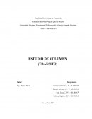 ESTUDIO DE VOLUMEN (TRANSITO)