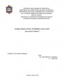 Ensayo Sobre el libro "El Maestro como Líder"