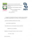 Informe de actividades clínicas: Pasante de enfermería Cinthia Griselda Moreno Pinto