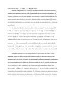 IDENTIFICACIÓN Y NATURALEZA DEL ESTADO