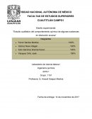 Estudio cualitativo del comportamiento químico de algunas reacciones en disolución acuosa