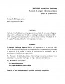 Demanda de amparo indirecto contra de orden de aprehensión
