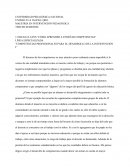 Competencias profesionales para el desarrollo de la intervención