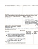 SITUACION DE APRENDIZAJE: Los 5 Sentidos