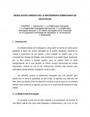REGULACIÓN JURÍDICA DE LA MATERNIDAD SUBROGADA EN ZACATECAS
