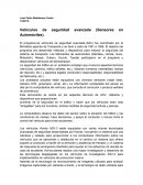 Vehículos de seguridad avanzada (Sensores en Automóviles)