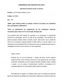 La participación y/o deliberación de los ciudadanos, derechos necesarios para el buen vivir en el Ecuador del Siglo XXI