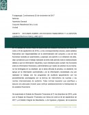 DICTAMEN SOBRE LOS ESTADOS FINANCIEROS Y LA GESTIÓN ADMINISTRATIVA POR EL AÑO 2017