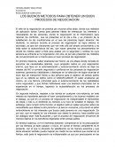 LOS BUENOS METODOS PARA OBTENER UN BUEN PROCESOS DE NEGOCIACION