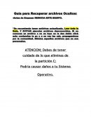 Guía para Recuperar archivos Ocultos