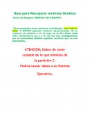 Recuperar archivos ocultos