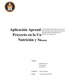 Proyecto alimentación saludable Análisis de la situación educativa