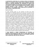 LA INFRASCRITA DIRECTORA DE LA ESCUELA OFICIAL DE PARVULOS ANEXA A LA ESCUELA OFICIAL RURAL MIXTA