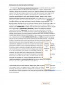 Declaración de Comerciante Individual