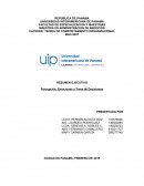 RESUMEN EJECUTIVO Percepción, Emociones y Toma de Decisiones