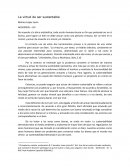 La virtud de lo sustentable