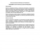 Guia para estructura del Ensayo de Transferencia. PENSAMIENTO CRITO PARA SOLUCIÓN DE PROBLEMAS