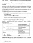 Técnicas de investigación cuantitativa.