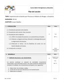 Importancia de la Gestión por Procesos en Materia de Riesgos y Desastres.