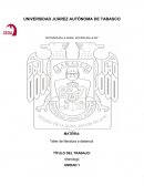 Taller de literatura a distancia TÍTULO DEL TRABAJO: Monologo