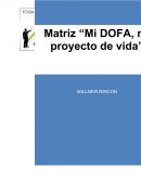 Analisis dofa proyecto de vida