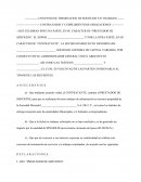 CONVENIO DE TERMINACION DE SERVICIOS