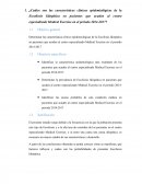 Cuáles son las características clínicas epidemiológicas de la Escoliosis Idiopática en pacientes que acuden al centro especializado Medical Exersise en el periodo 2014-2017?