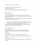 Proyecto de proceso de prodecion de un prodecto