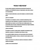 Ensayo “PATAS Y MÁS PATAS”