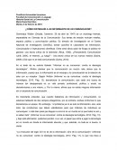Historia social de la comunicación ¿Cómo distinguir a un informante de un comunicador?