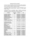 INFORME “PROYECTO VIVIENDA”