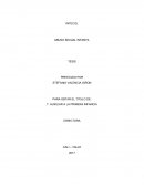 Abuso sexual infantil. Consecuencias