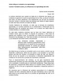 Cómo influye el contexto en el proceso de aprendizaje