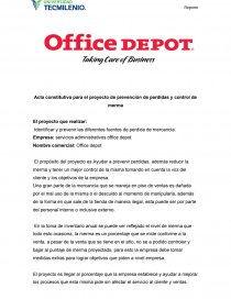 Estados financieros Empresa: servicios administrativos office depot -  Apuntes - Jesus Barraza