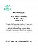 TÉCNICAS DE COMUNICACIÓN Y NEGOCIACIÓN
