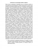 Introducción a la psicología científica. Capítulo 1