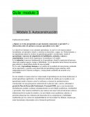 Módulo 3. Autoconstrucción Explicación del módulo