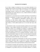 Importancia de la investigacion. CNB