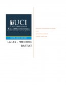 Ensayo sobre La ley Frederic Bastiat