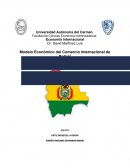 Modelo Económico del Comercio Internacional de Bolivia