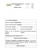 Gerencia de Negocios Historia de la Administracion
