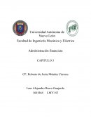 Administración financiera CAPITULO 3