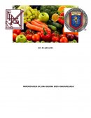 IMPORTANCIA DE UNA BUENA DIETA BALANCEADA
