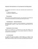 Aspectos importantes de Maquiavelo