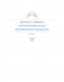 MODULO: NORMAS INTERNACIONALES DE INFORMACION FINANCIERA
