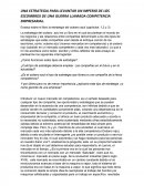 UNA ESTRATEGIA PARA LEVANTAR UN IMPERIO DE LOS ESCOMBROS DE UNA GUERRA LLAMADA COMPETENCIA EMPRESARIAL