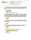 Examen PROCEDIMIENTO DE PREVENCIÓN DE RIESGOS LABORALES