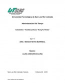 Análisis - que papel toma la autoestima en la película KUNG FU PANDA Administración Del Tempo