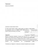 Organización. Jerarquía de la Empresa