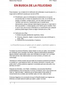 La filosofía y la Felicidad